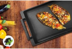 Eurolux Teppanyaki Plaat Met Grepen - 41 X 24 X 2.5 Cm - Zwart - Aluminium - Geschikt Voor Alle Warmtebronnen -Le Creuset Winkel 1200x815 2