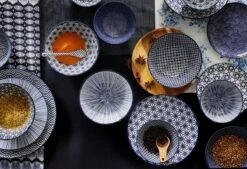 Set Van 4 Gebaksborden - 16 Cm. - Nippon Blue - Tokyo Design Studio -Le Creuset Winkel 1200x819 8