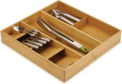Joseph Joseph Bestek Organizer Bamboe 5-vaks - Small 5-vaks - Sorteervakken, Klaar Voor Gebruik, Duurzaam -Le Creuset Winkel 1200x830 4