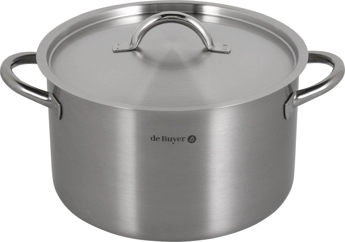 deBuyer Prim Appety Pannenset- roestvrijstaal - 3 delig DeBuyer Prim Appety Pannenset- Roestvrijstaal - 3 Delig -Le Creuset Winkel