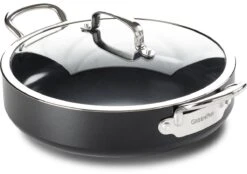 GreenPan Barcelona Infinity Pro Hapjespan Met Deksel 30cm - Zwart - Inductie - PFAS-vrij -Le Creuset Winkel 1200x845 1