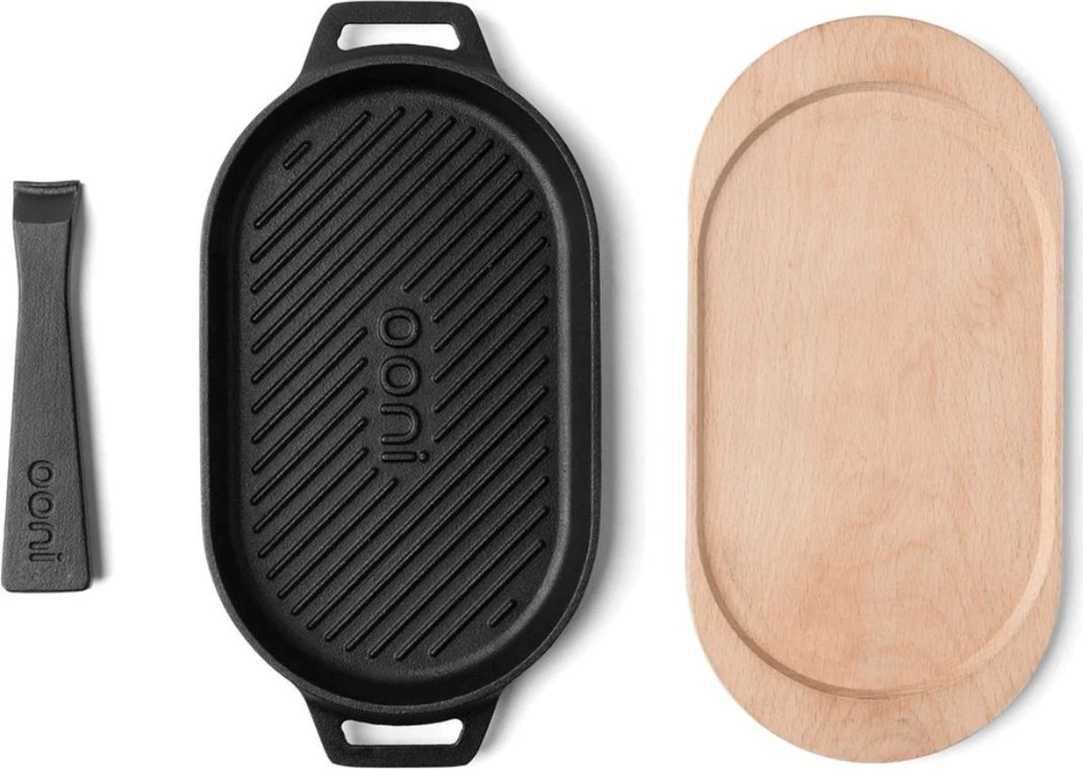 Ooni | Grizzler pan | Stijlvolle gietijzeren grillpan / skillet voor boven vuur of in de oven Ooni | Grizzler Pan | Stijlvolle Gietijzeren Grillpan / Skillet Voor Boven Vuur Of In De Oven -Le Creuset Winkel 1200x852 1