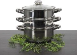 Merkloos Imperial Kitchen Stoompan - 20 Cm - 3 Delig - 21 X 26cm -Le Creuset Winkel 1200x864 4