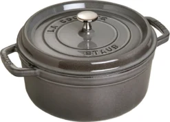 Staub Cocotte - Rond - 24 Cm - Grafietgrijs 4 Staub Cocotte - Rond - 24 Cm - Grafietgrijs -Le Creuset Winkel 1200x865 1
