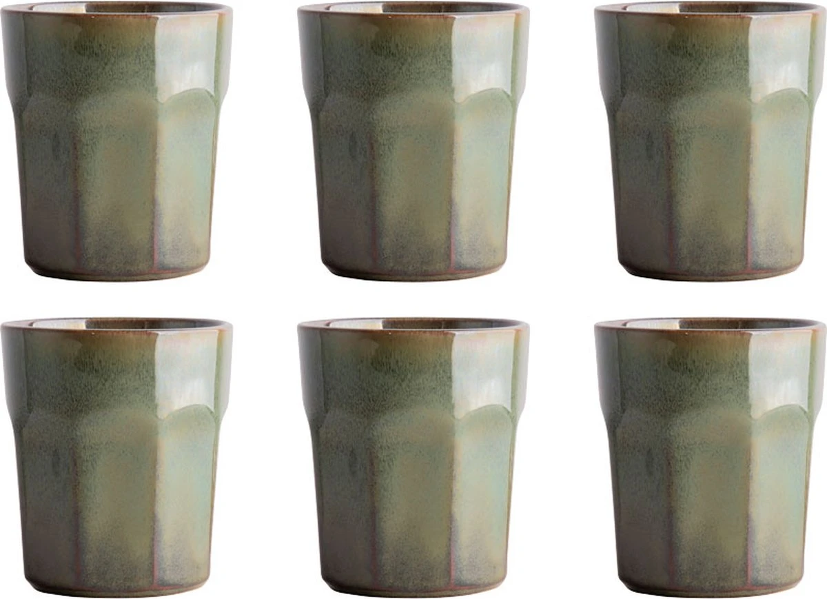 Gusta Chantilly - Mok - Kopje - 280ml - Groen - set 6 stuks Gusta Chantilly - Mok - Kopje - 280ml - Groen - Set 6 Stuks -Le Creuset Winkel 1200x869 1