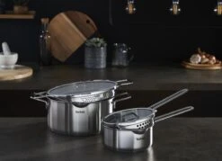 Tefal Nordica Pannenset 3 Delig - Steelpan Ø 16 Cm & Kookpan Ø 20 + Ø 24 Cm 5 Tefal Nordica Pannenset 3 Delig - Steelpan Ø 16 Cm & Kookpan Ø 20 + Ø 24 Cm -Le Creuset Winkel 1200x870 3