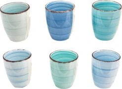 Studio Tavola Bekers Ocean Blue 160 Ml - 6 Stuks -Le Creuset Winkel 1200x873 2