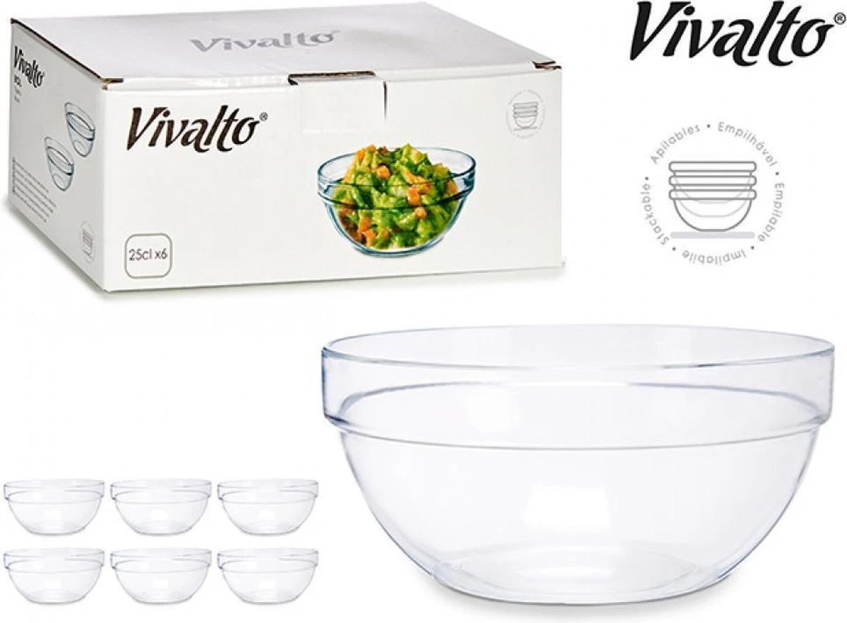 Set van 6x stuks glazen salade/dessert/sauzen schaaltjes/kommetjes 10.5 x 4.5 cm - Schalen/kommen van glas Set Van 6x Stuks Glazen Salade/dessert/sauzen Schaaltjes/kommetjes 10.5 X 4.5 Cm - Schalen/kommen Van Glas -Le Creuset Winkel 1200x883 5