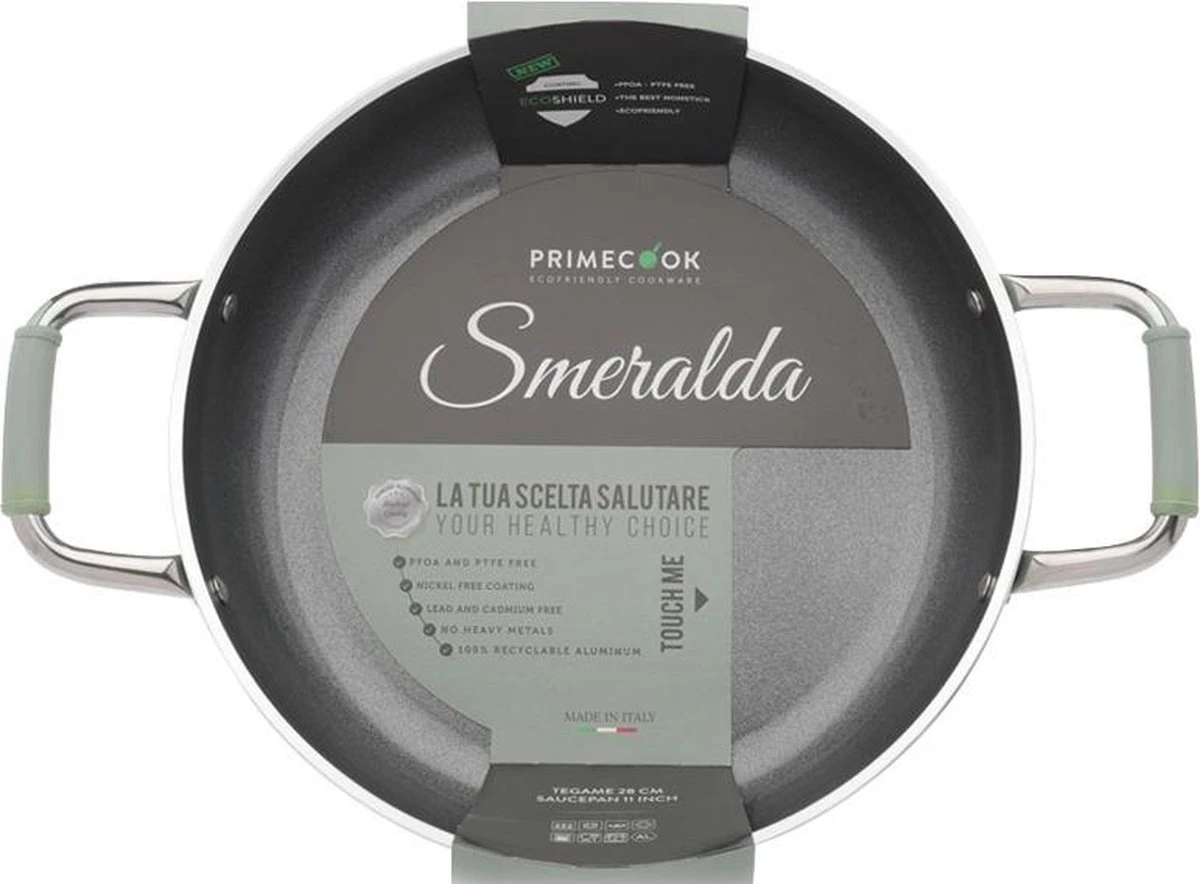 Primecook - Braadpan / Hapjespan met deksel - Ø 28 cm - PFAS-vrij - inductie - Ecoshield Primecook - Braadpan / Hapjespan Met Deksel - Ø 28 Cm - PFAS-vrij - Inductie - Ecoshield -Le Creuset Winkel 1200x884 3
