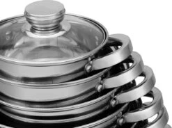 Edënbërg Classic Line - RVS Luxe Pannenset 12 Delig - Voorzien Van 9-Laags Bodem! 9 Edënbërg Classic Line - RVS Luxe Pannenset 12 Delig - Voorzien Van 9-Laags Bodem! -Le Creuset Winkel 1200x892