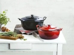 Le Creuset Braadpan Faitout Tradition Kersenrood - ø 24 Cm / 3 Liter -Le Creuset Winkel 1200x898 4