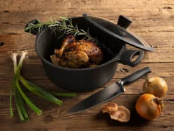 Sola Braadpan Fair Cooking - Ø 20 Cm - Zwart/wit - Aluminium - Antiaanbaklaag -Le Creuset Winkel 1200x906 4