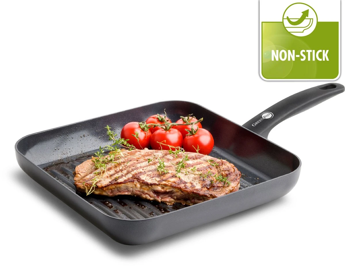 GreenPan Cambridge grillpan 28cm - zwart - inductie - PFAS-vrij GreenPan Cambridge Grillpan 28cm - Zwart - Inductie - PFAS-vrij -Le Creuset Winkel 1200x925 4
