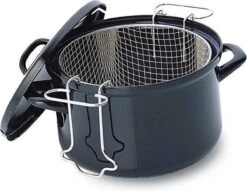 BK Fortalit Frituurpan Ø24 Cm - Zwart - Emaille - Inductie