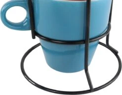 Orange85 Koffiekopjes - Met Houder - Set Van 6 - Gekleurd - 300 Ml - Keramiek 6 Orange85 Koffiekopjes - Met Houder - Set Van 6 - Gekleurd - 300 Ml - Keramiek -Le Creuset Winkel 1200x936