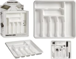 Kunststof Bestekbak/bestekhouder 7-vaks Wit 42 X 39 Cm - Keukenlade/besteklade Inzetbakken 4 Kunststof Bestekbak/bestekhouder 7-vaks Wit 42 X 39 Cm - Keukenlade/besteklade Inzetbakken -Le Creuset Winkel 1200x941 3