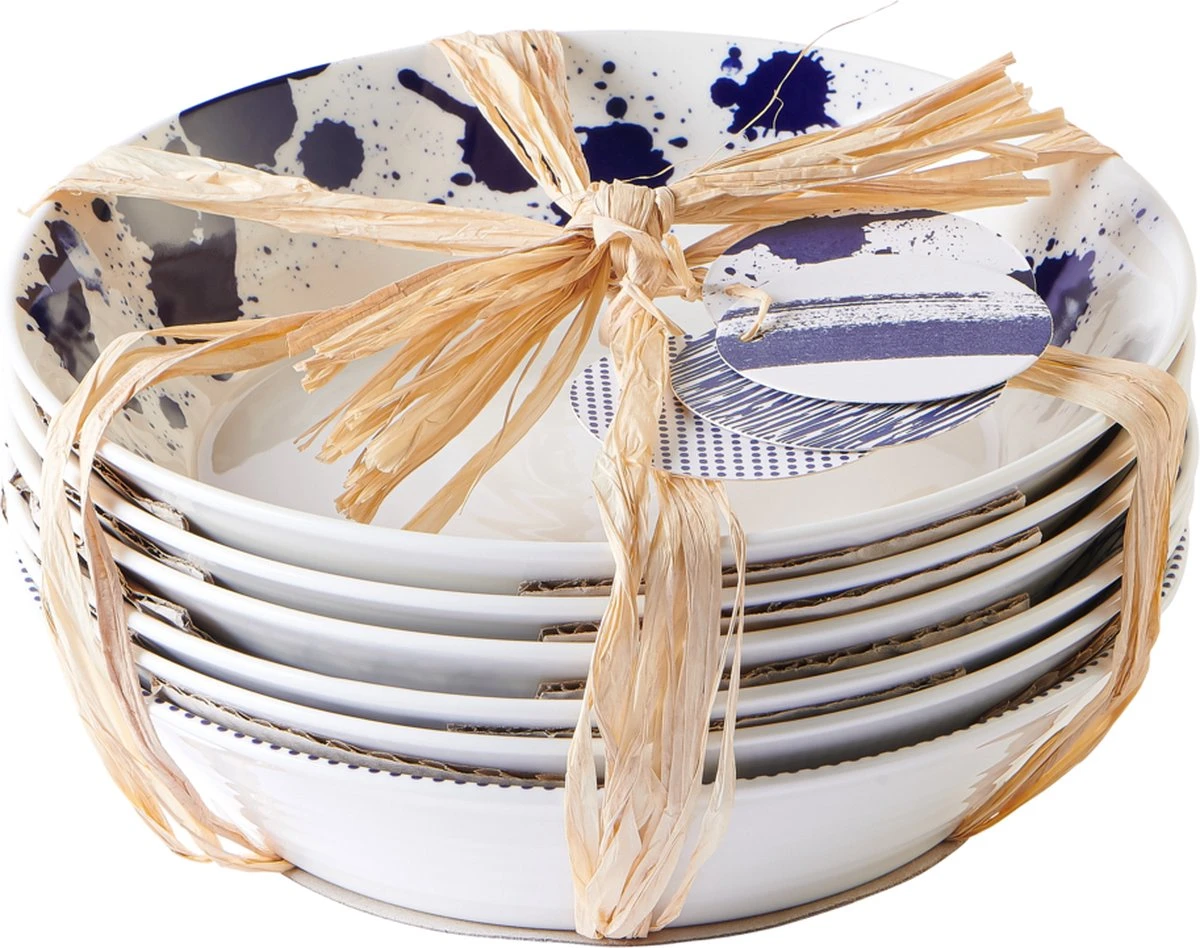 Royal Doulton Pacific - Pastaborden / Bordenset - Porselein - Wit / Blauw - ⌀ 22 cm - 6 Stuks Royal Doulton Pacific - Pastaborden / Bordenset - Porselein - Wit / Blauw - ⌀ 22 Cm - 6 Stuks -Le Creuset Winkel 1200x948 3