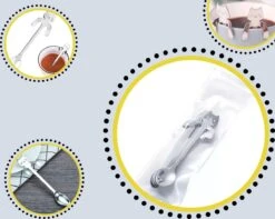 4 Theelepels Hangende Kat - Katten Koffielepel - RVS - Zilverkleurig -Le Creuset Winkel 1200x955 3