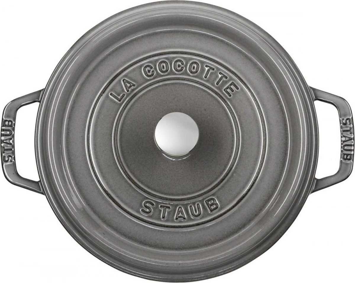 Staub cocotte - rond - 24 cm - grafietgrijs Staub Cocotte - Rond - 24 Cm - Grafietgrijs -Le Creuset Winkel 1200x958 2