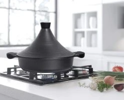 Aluminium Tajine Agadir- Matt Black Geschikt Ook Voor Inductie -Le Creuset Winkel 1200x960 1