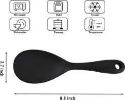 Doodadeals® Siliconen Rijstlepel - Rijst Opscheplepel - Rijstlepel Kunststof - Zwart - 1 Stuk 2 Doodadeals® Siliconen Rijstlepel - Rijst Opscheplepel - Rijstlepel Kunststof - Zwart - 1 Stuk -Le Creuset Winkel 1200x960 12