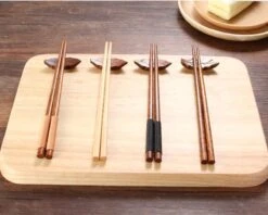 Merkloos Handgemaakte Japanse Eetstokjes - Chestnut -Le Creuset Winkel 1200x960 13