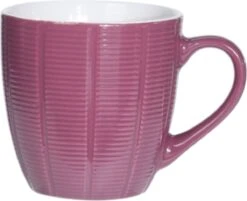 Orange85 Koffiekopjes Gekleurd - Set Van 6 - Koffiemokken - Streep - 200 Ml - Reliëf - Aardewerk - Met Oor - Theemokken -Le Creuset Winkel 1200x976 8