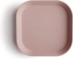 Mushie - Kinderservies Borden Vierkant (Set Van 2) - Borden - Sage -Le Creuset Winkel 1200x981 4