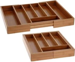 Excellent Houseware Bestekbak Hout Uitschuifbaar -Le Creuset Winkel 1200x981 5