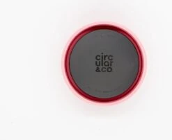 Circular&Co. Herbruikbare To Go Koffiebeker (rCUP) Zwart/roze 12oz/340ml -Le Creuset Winkel 1200x982 5