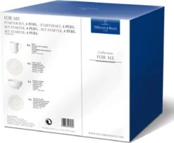Villeroy & Boch For Me Starter Set - 4 Personen - Porselein -Le Creuset Winkel 1200x985 8