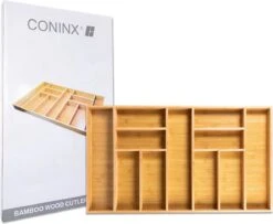 Grote Bestekbak Bamboe 81x47CM - Coninx Besteklade - Opbergbak - Duurzaam - Bamboe - Voor Laden Vanaf 47cm Diep -Le Creuset Winkel 1200x987 8