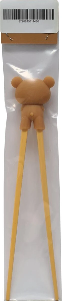 DongDong - Eetstokjes Voor Kinderen - Beer Motief - 22.5 Cm - Bruin -Le Creuset Winkel 248x1200 1