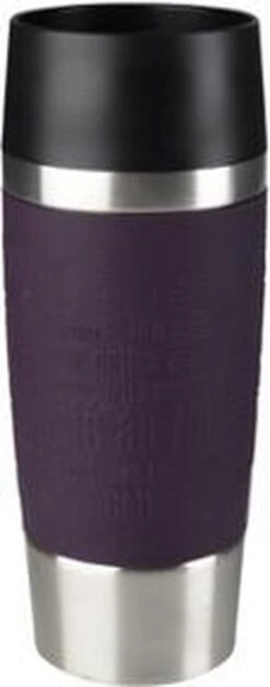 Tefal Travel Mug Thermobeker - 360 Ml - RVS/Blackberry