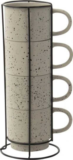 Gusta Rek Met Mokken Ivoor 350 Ml - 4 Stuks 2 Gusta Rek Met Mokken Ivoor 350 Ml - 4 Stuks -Le Creuset Winkel 549x1200 1