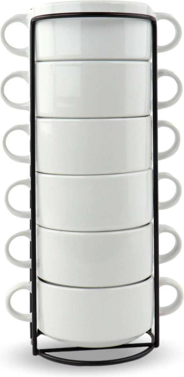 Orange85 Soepkommen - met Oor - Set van 6 - Wit - Rond - met Houder Orange85 Soepkommen - Met Oor - Set Van 6 - Wit - Rond - Met Houder -Le Creuset Winkel 587x1200 2