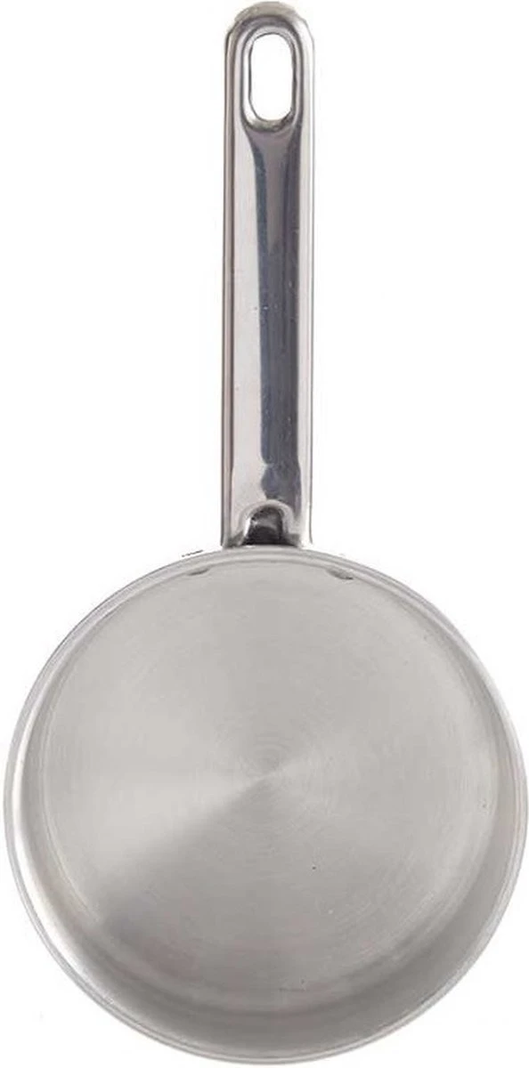 Steelpan/sauspan/juspan zilverkleurig 26 x 14 x 8 cm van 0.6 liter aluminium - Met handige deksel - Kookpannen Steelpan/sauspan/juspan Zilverkleurig 26 X 14 X 8 Cm Van 0.6 Liter Aluminium - Met Handige Deksel - Kookpannen -Le Creuset Winkel