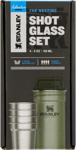 Stanley The Nesting Shot Glass Set - Hammertone Green 6 Stanley The Nesting Shot Glass Set - Hammertone Green -Le Creuset Winkel 608x1200