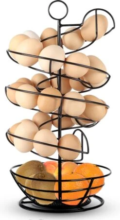 Eiermand – Eierrek – Eierhouder – Eieren – Zwart - Pasen - Tot 40 Eieren - BAULK® -Le Creuset Winkel 654x1200 3