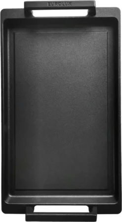 Eurolux Teppanyaki Plaat Met Grepen - 41 X 24 X 2.5 Cm - Zwart - Aluminium - Geschikt Voor Alle Warmtebronnen -Le Creuset Winkel 658x1200