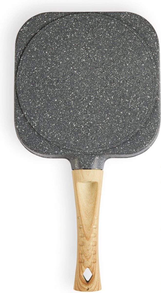 Magnani - Eierpan - 4 bakplaten van ⌀ 8 cm - Voor Gas- en Elektrische Kookplaten - Aluminium - Houten Handvat - 38 x 18.7 x 2 cm Magnani - Eierpan - 4 Bakplaten Van ⌀ 8 Cm - Voor Gas- En Elektrische Kookplaten - Aluminium - Houten Handvat - 38 X 18.7 X 2 Cm -Le Creuset Winkel