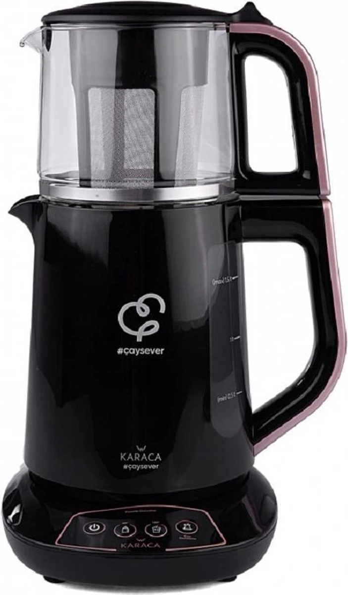 Karaca Caysever Caydanlik - Turkse Theepot Elektrisch - Theepot Kan Praten Karaca Caysever Caydanlik - Turkse Theepot Elektrisch - Theepot Kan Praten -Le Creuset Winkel 703x1200 1