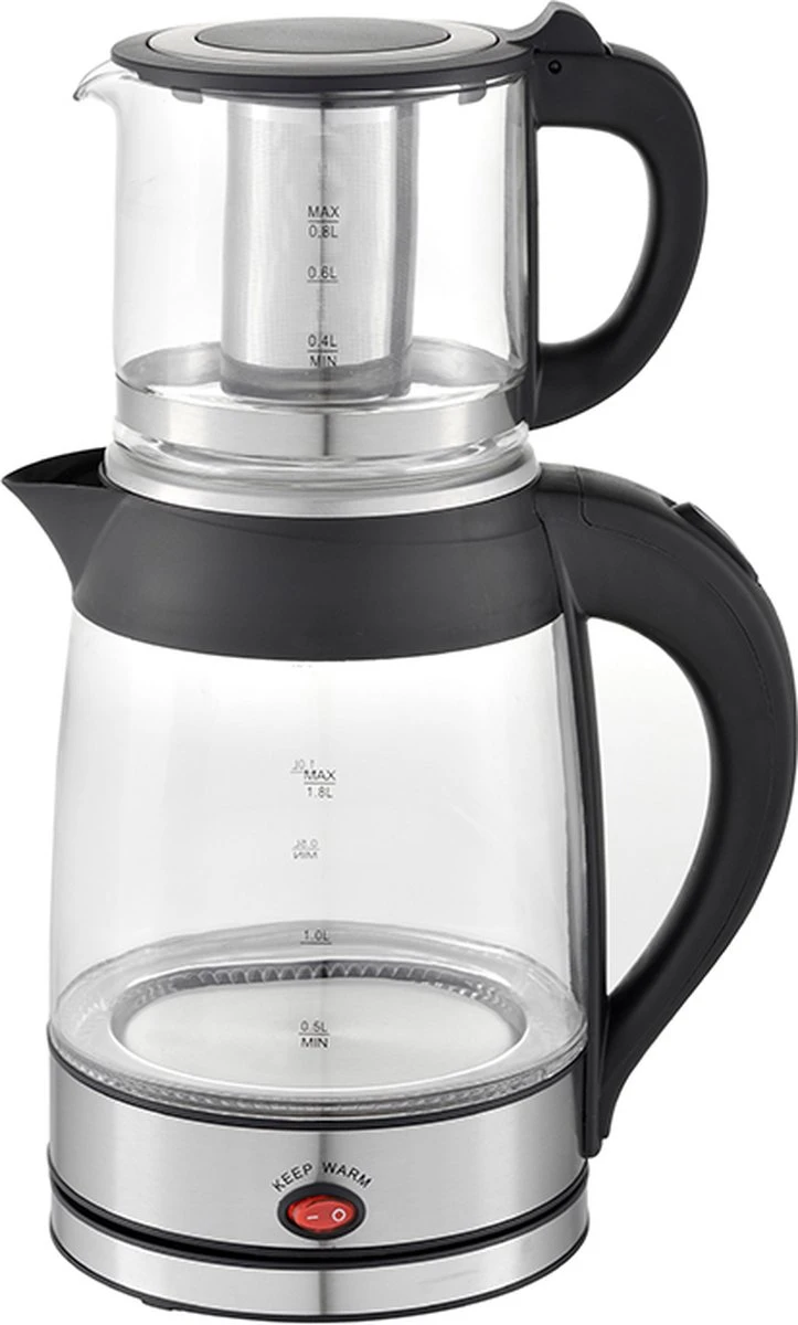 Zilan - 2 in 1 Theemaker en waterkoker - Turkse theepot met warmhoudfunctie - Caydanlik Zilan - 2 In 1 Theemaker En Waterkoker - Turkse Theepot Met Warmhoudfunctie - Caydanlik -Le Creuset Winkel 723x1200 2