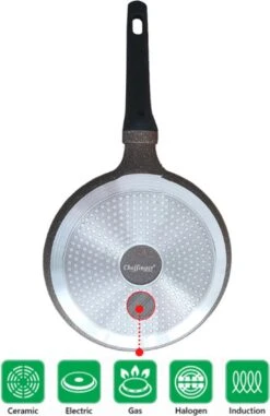 Cheffinger Pannenkoekenpan - Antiaanbaklaag - Krasbestendig - 28cm 3 Cheffinger Pannenkoekenpan - Antiaanbaklaag - Krasbestendig - 28cm -Le Creuset Winkel 778x1200