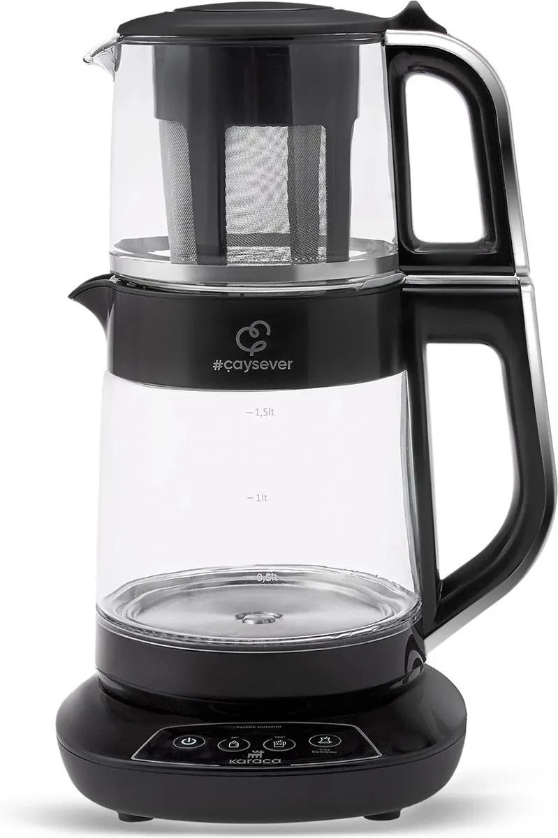 Karaca Caysever Caydanlik - Turkse Theepot Elektrisch -Theepot met spraak functie-Chrome Karaca Caysever Caydanlik - Turkse Theepot Elektrisch -Theepot Met Spraak Functie-Chrome -Le Creuset Winkel 799x1200 17