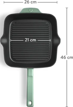 Springlane Gietijzeren Grillpan Mint, 26 Cm -Le Creuset Winkel 822x1200