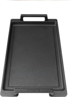 Eurolux Teppanyaki Plaat Met Grepen - 41 X 24 X 2.5 Cm - Zwart - Aluminium - Geschikt Voor Alle Warmtebronnen -Le Creuset Winkel 878x1200