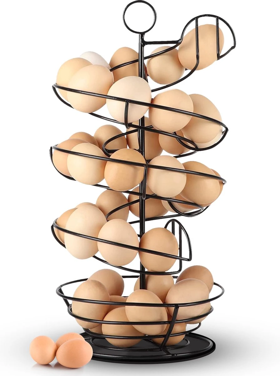 Eiermand – Eierrek – Eierhouder – Eieren – Zwart - Pasen - Tot 40 eieren - 360° - BAULK® Eiermand – Eierrek – Eierhouder – Eieren – Zwart - Pasen - Tot 40 Eieren - 360° - BAULK® -Le Creuset Winkel 896x1200 3