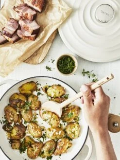 Tefal LOV Lage Braadpan - 3.8L - Ø28 Cm - Beige -Le Creuset Winkel 900x1200 14