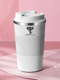 Elephant & Co Dubbelwandige Reisbeker - Koffie To Go -Duurzaam - 380ml -